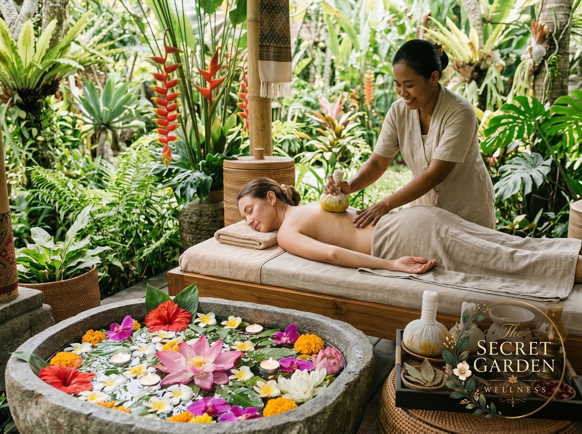 Botanical herbal spa
